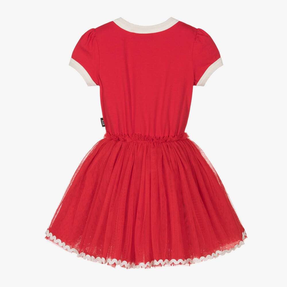 Rock Your Baby-فستان تول وجيرسي لون أحمر | Childrensalon Outlet