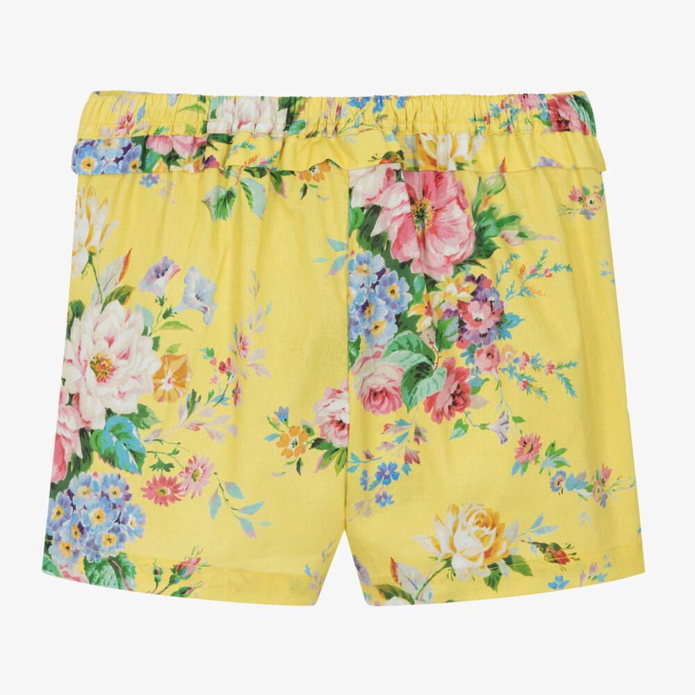 Rock Your Baby-شورت قطن لون أصفر | Childrensalon Outlet