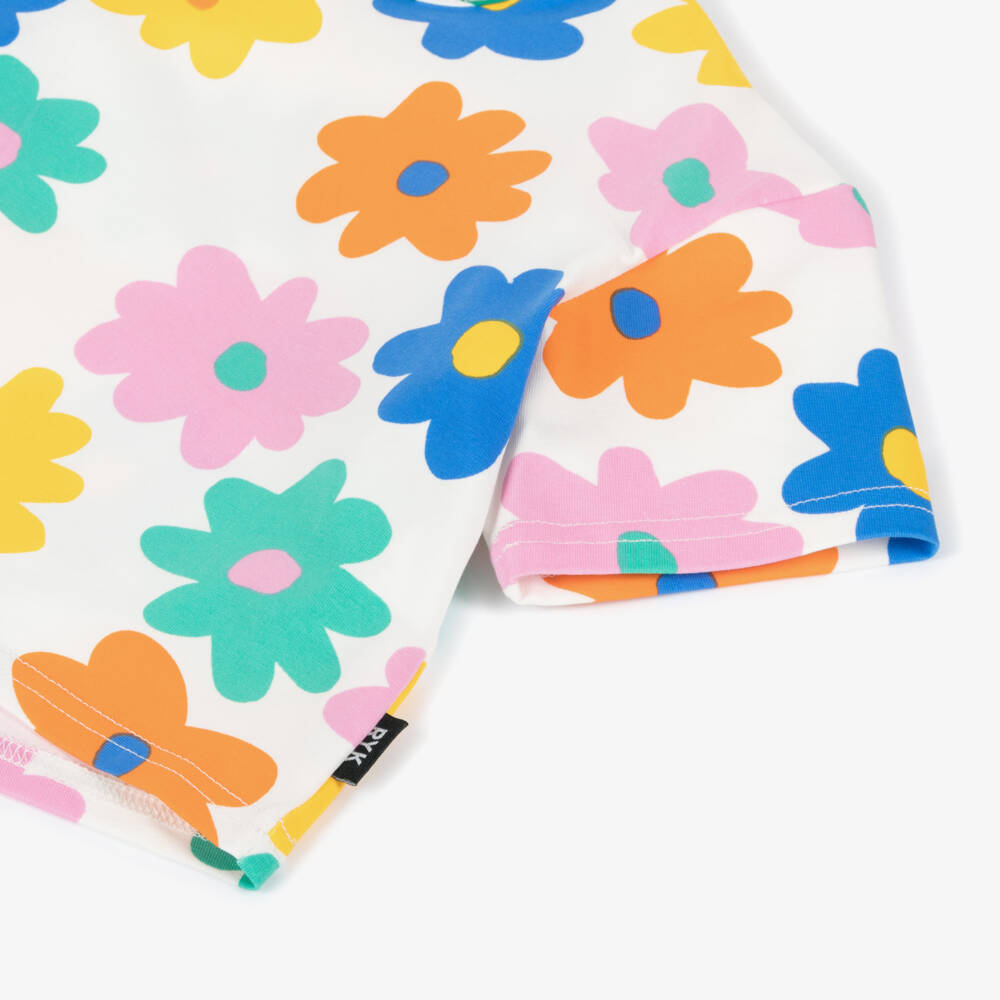 Rock Your Baby-Girls Floral Crop T-Shirt | Childrensalon Outlet