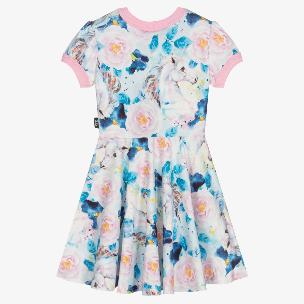 Rock Your Baby-Girls Floral Unicorn Dress | Childrensalon Outlet