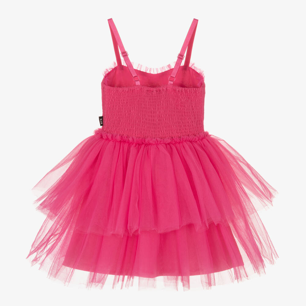 Rock Your Baby-Girls Fuchsia Tulle Party Dress | Childrensalon Outlet