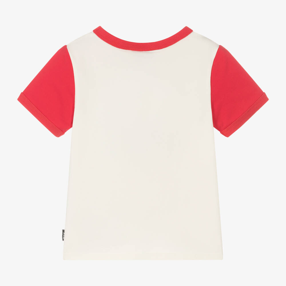 Rock Your Baby-Girls Ivory Christmas T-Shirt | Childrensalon Outlet