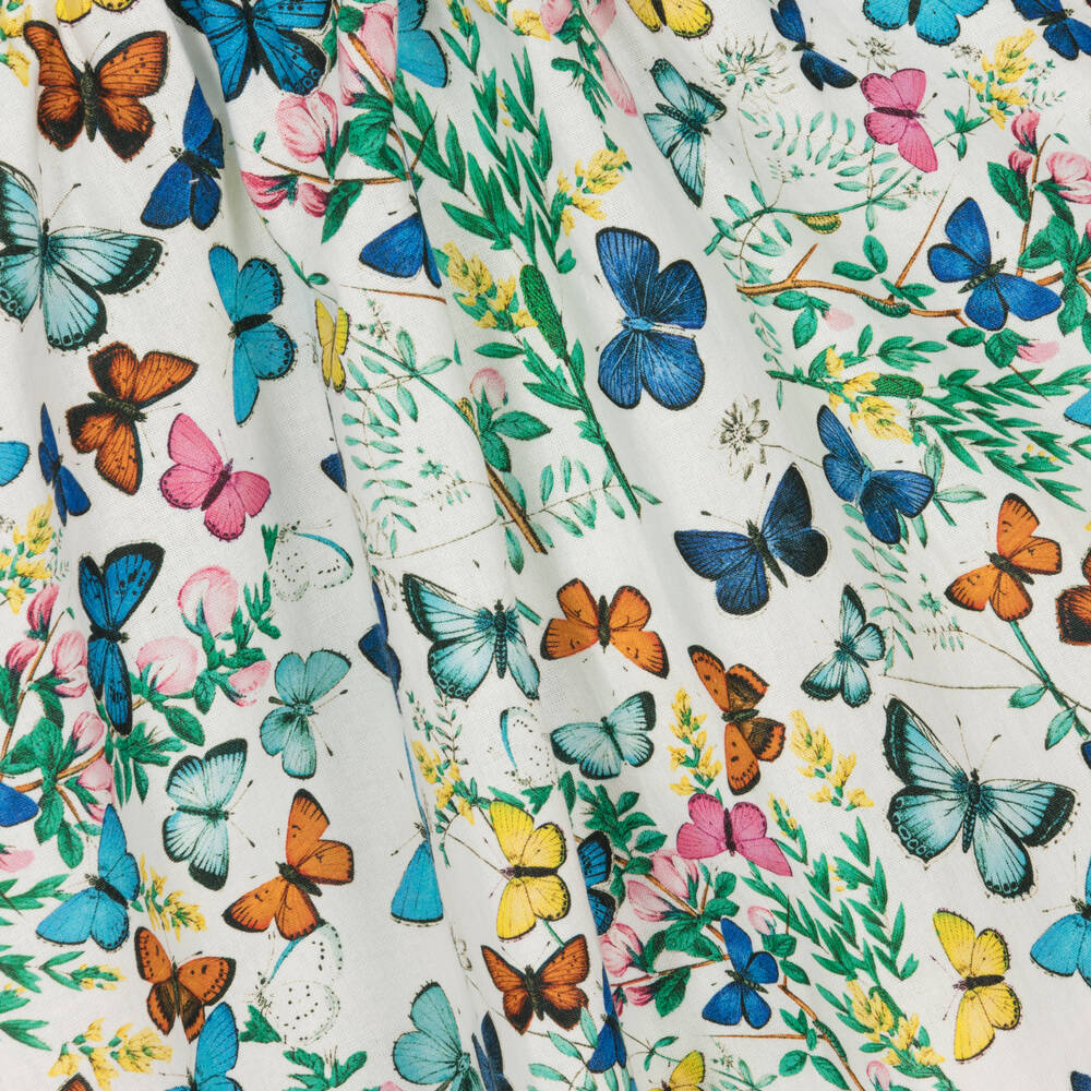 Rock Your Baby-Girls Ivory Cotton Butterfly Dress | Childrensalon Outlet