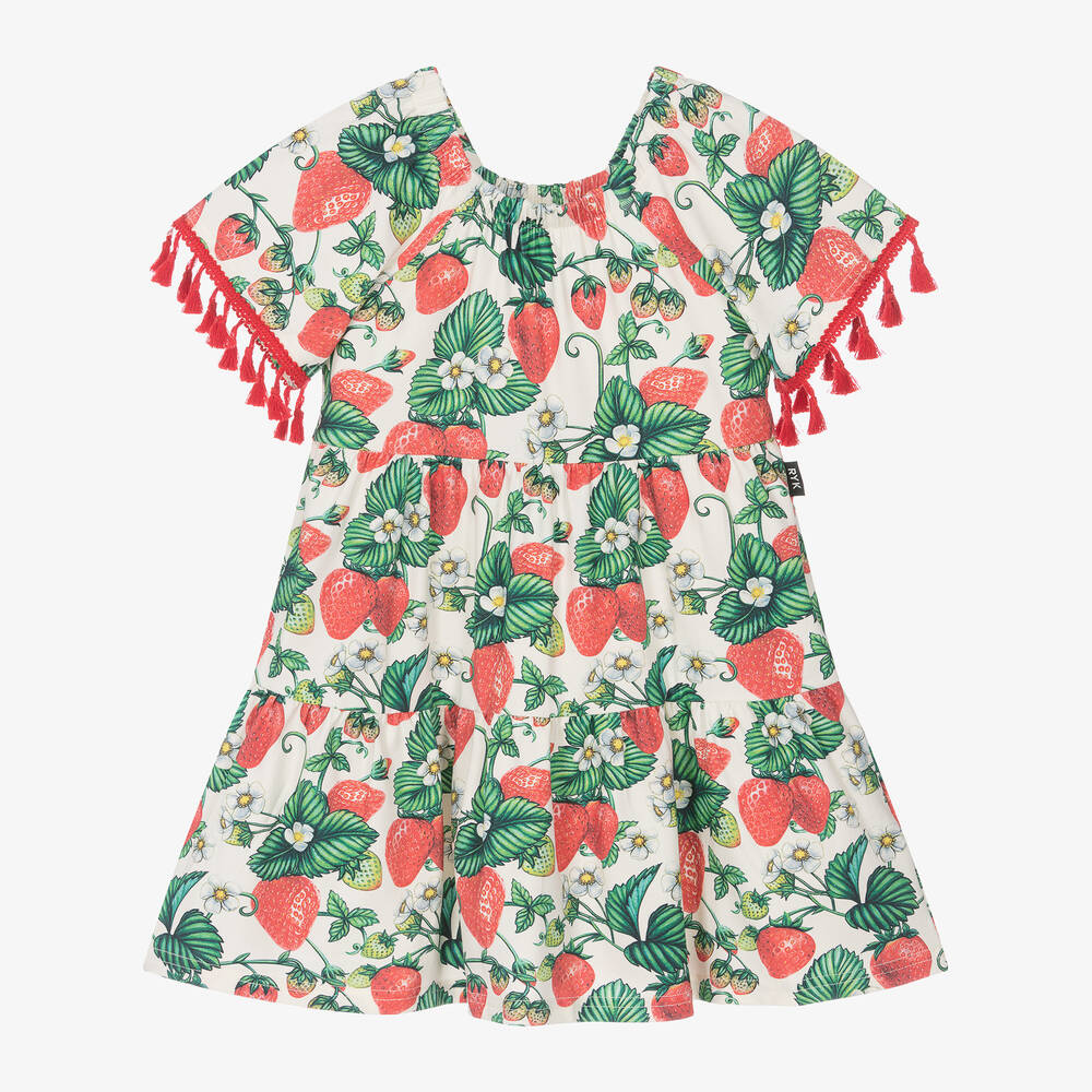 Rock Your Baby-Girls Ivory Cotton Maletto Sun Dress | Childrensalon Outlet