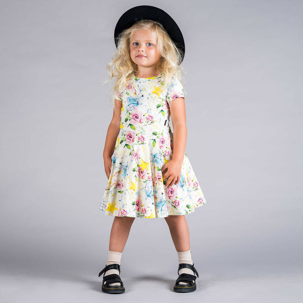 Rock Your Baby-Girls Ivory Floral Dress | Childrensalon Outlet