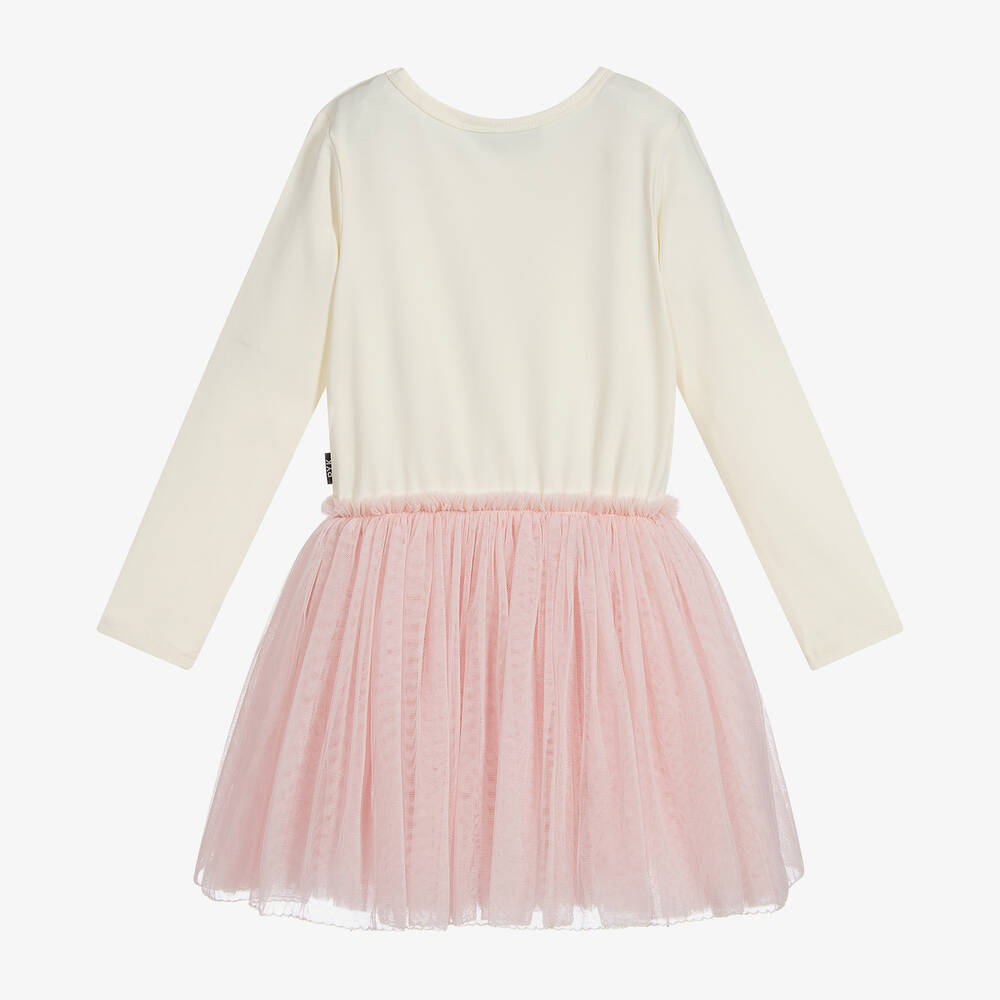 Rock Your Baby-Girls Ivory & Pink Dress | Childrensalon Outlet