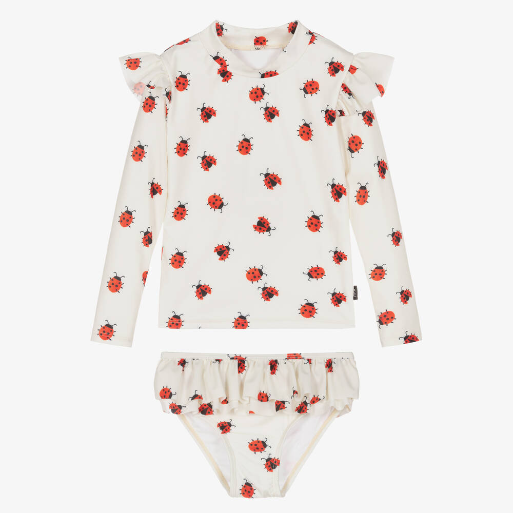 Rock Your Baby - Tankini ivoire et rouge coccinelles | Childrensalon