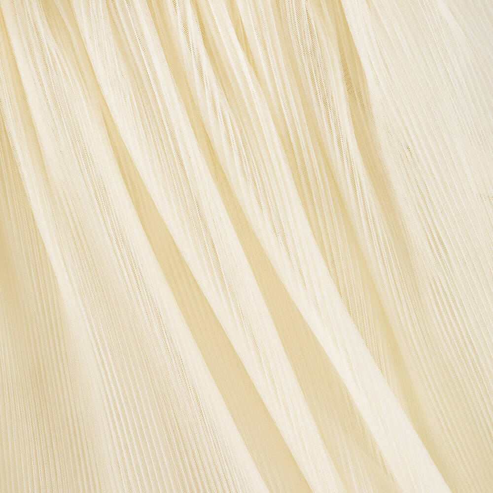 روك يور بيبي-فستان تول لون عاجي مزين بكشكش | Childrensalon Outlet