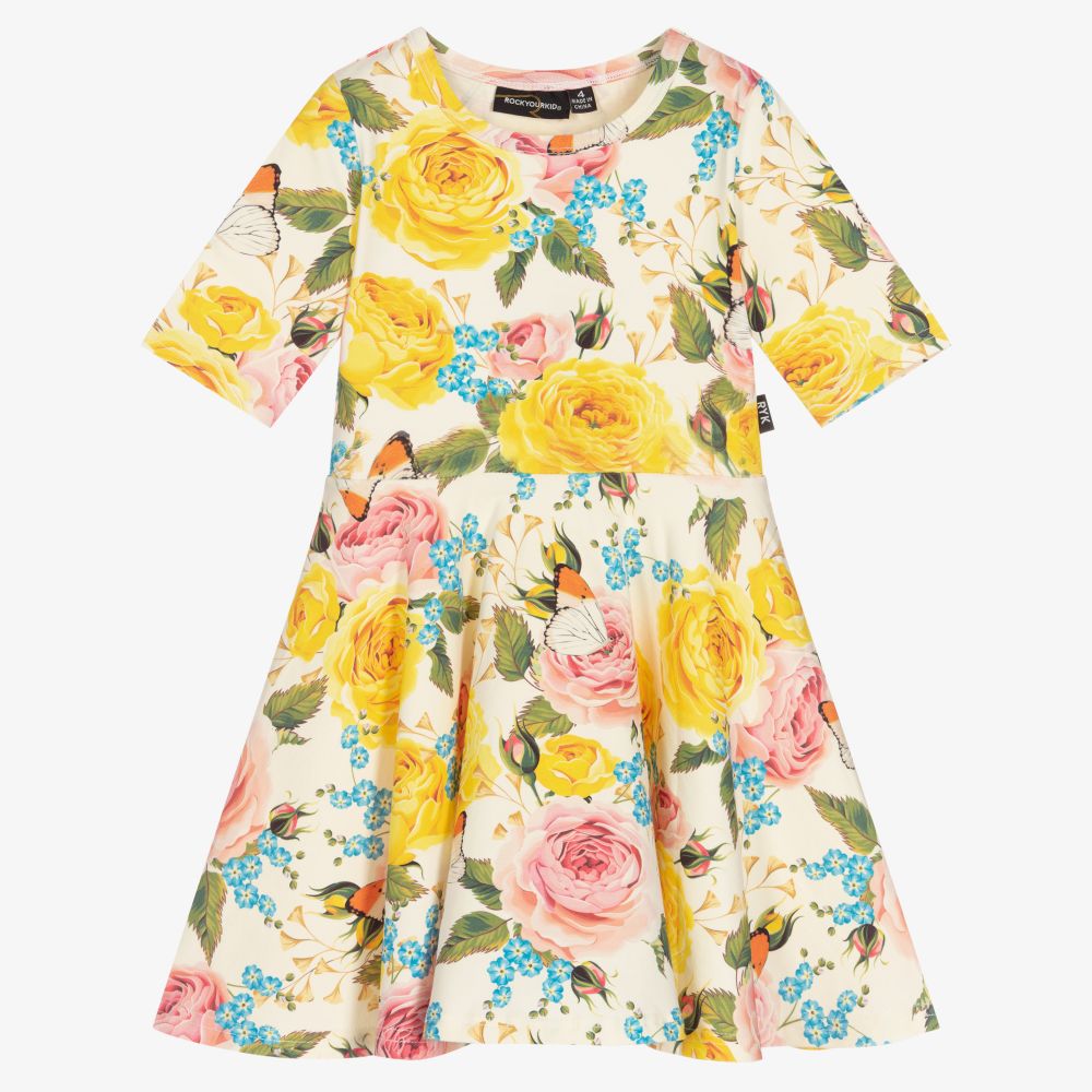 Rock Your Baby-Girls Ivory Skater Dress | Childrensalon Outlet