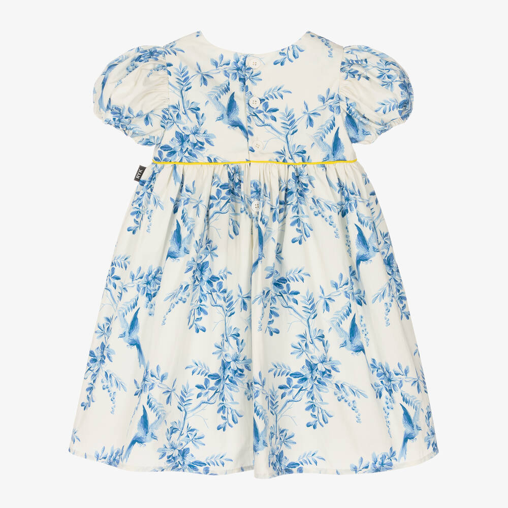 Rock Your Baby-Кремовое хлопковое платье с принтом Toile de Jouy | Childrensalon Outlet