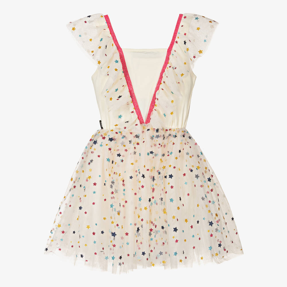 Rock Your Baby-Кремовое платье из тюля со звездами | Childrensalon Outlet