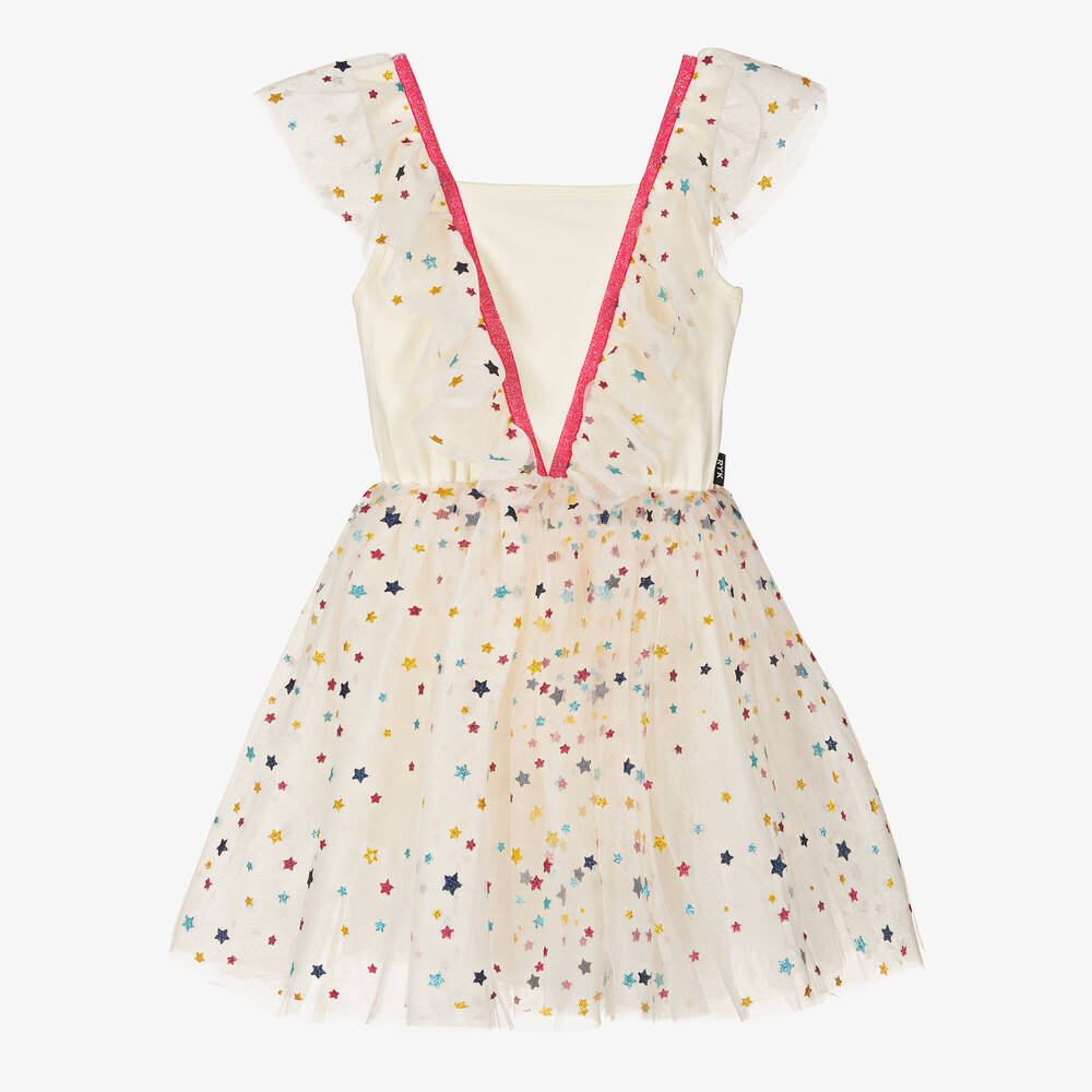 Rock Your Baby - Girls Ivory Tulle Star Dress | Childrensalon
