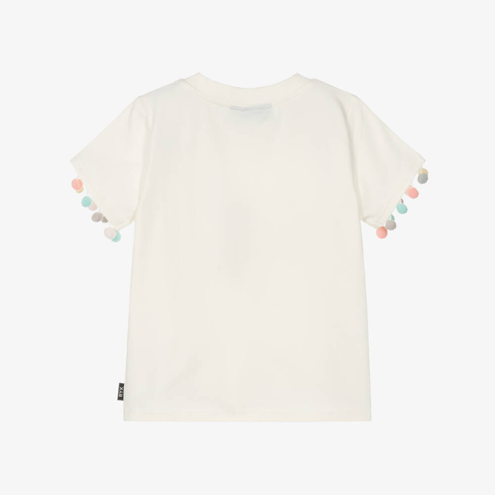 Rock Your Baby-Girls Ivory Unicorn Magic Tee | Childrensalon Outlet