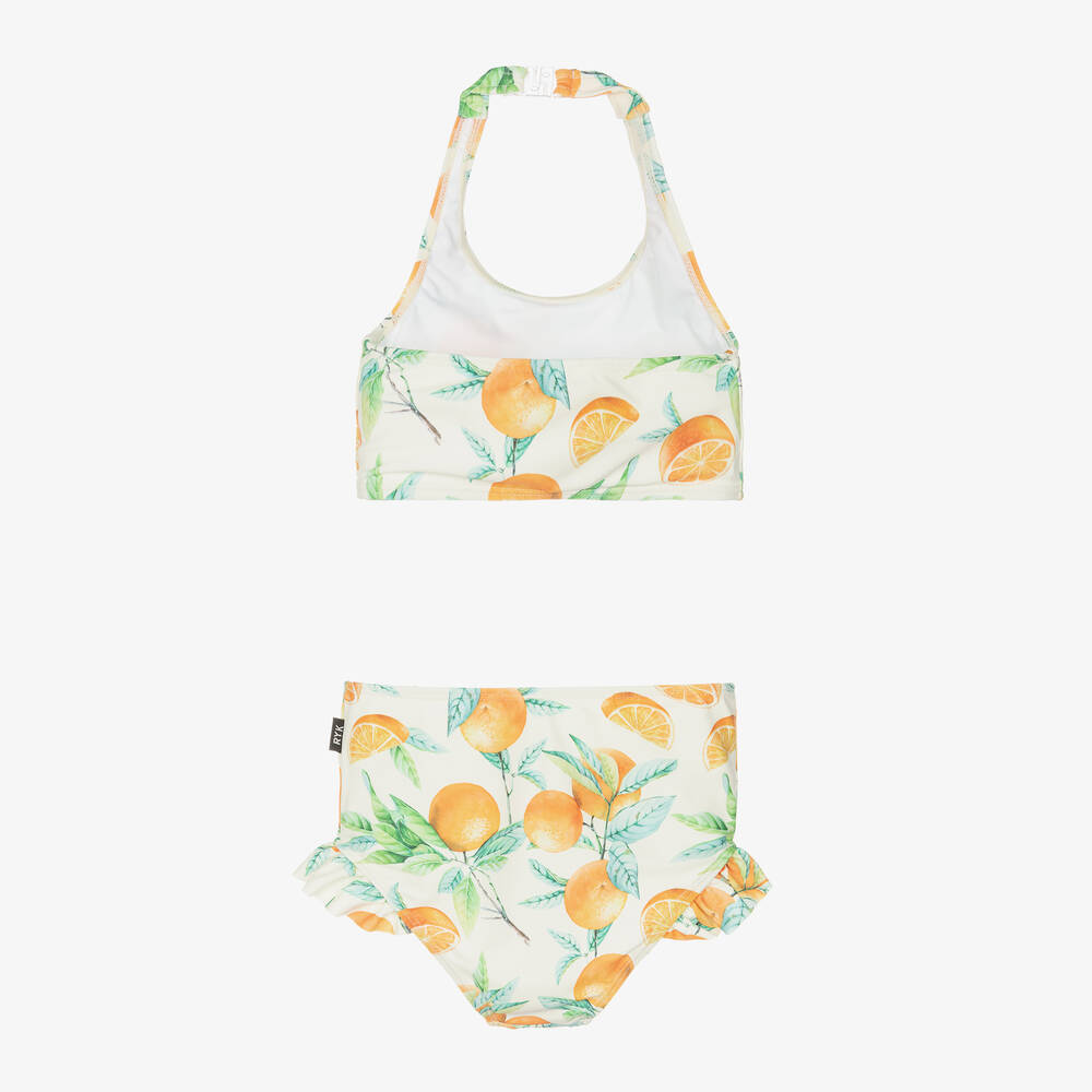 Rock Your Baby-Кремовое бикини с принтом Valencia (UPF50+) | Childrensalon Outlet