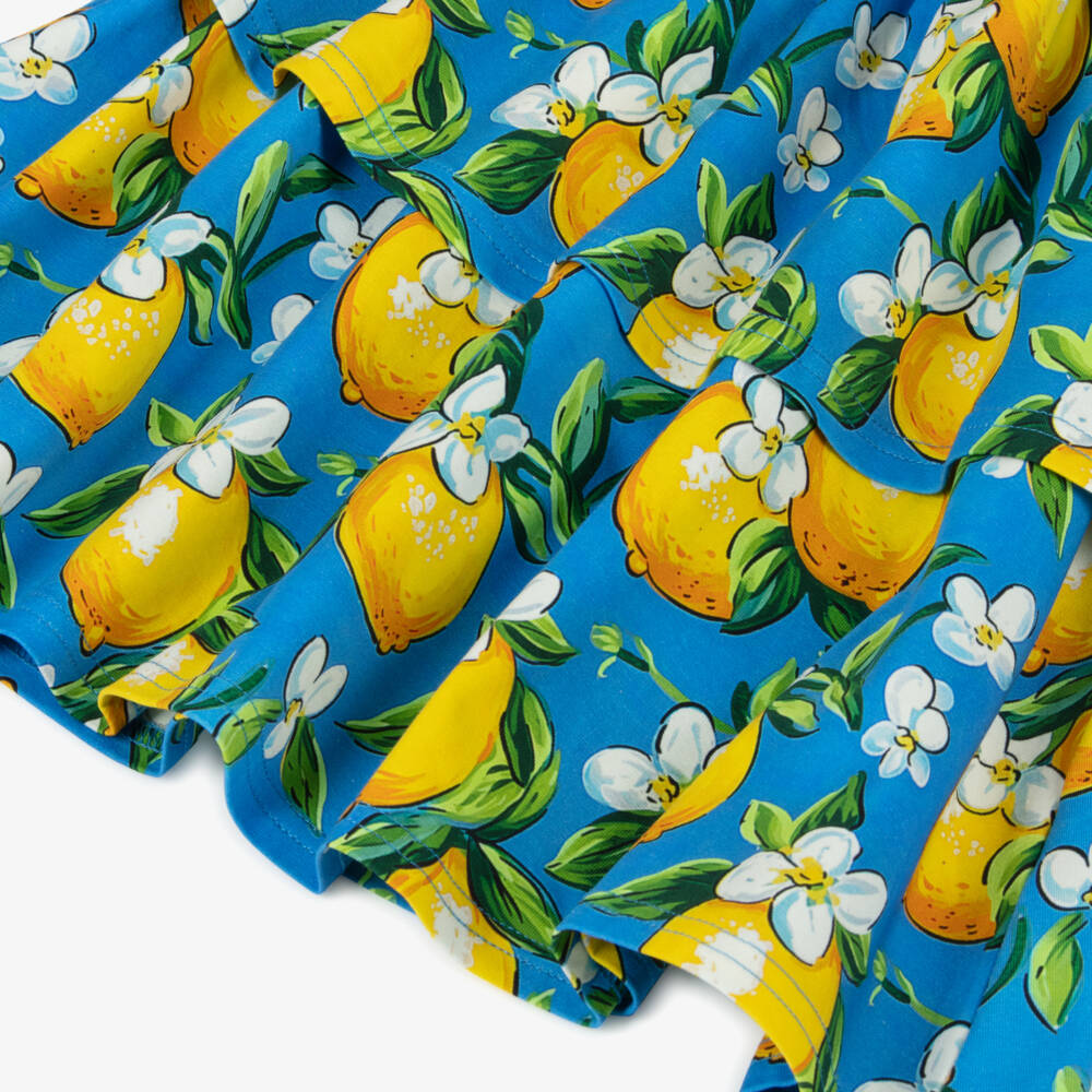 Rock Your Baby-Girls Lemon Blue Summer Sundress | Childrensalon Outlet