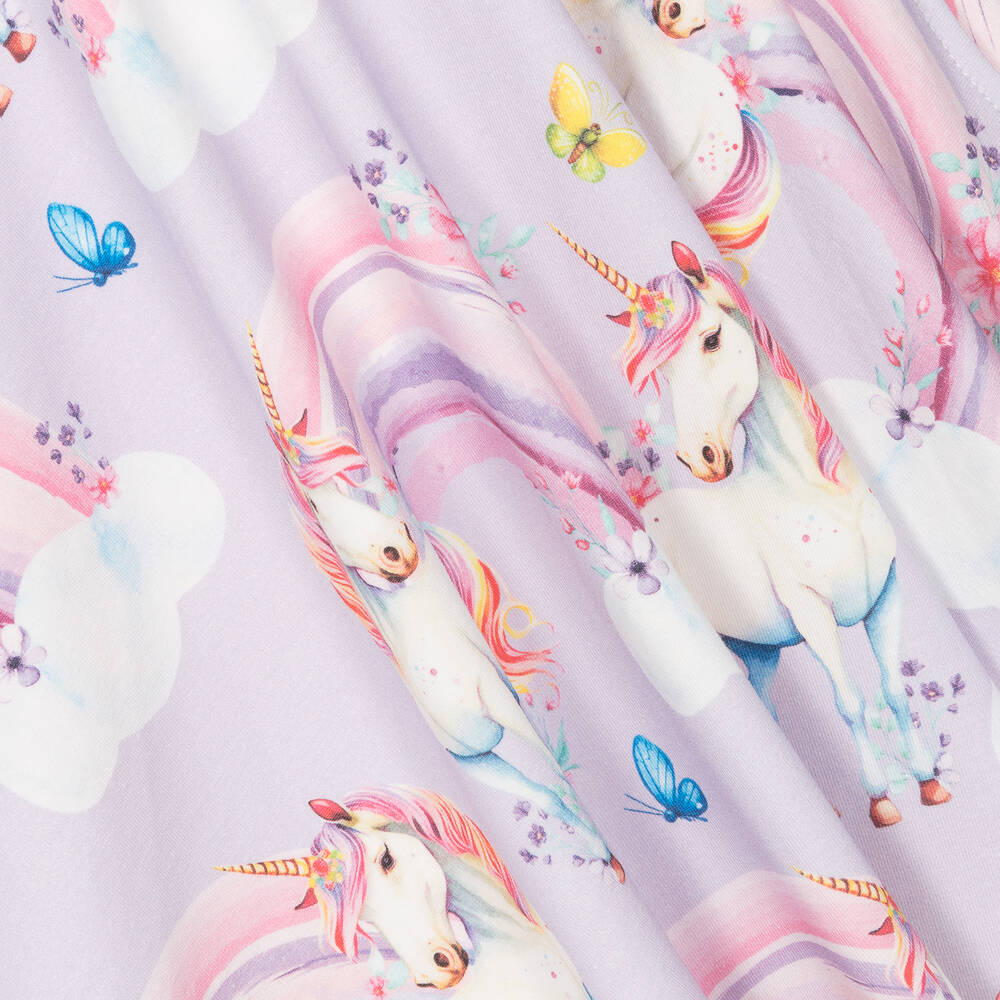 روك يور بيبي-فستان قطن جيرسي لون أرجواني ليلكي | Childrensalon Outlet