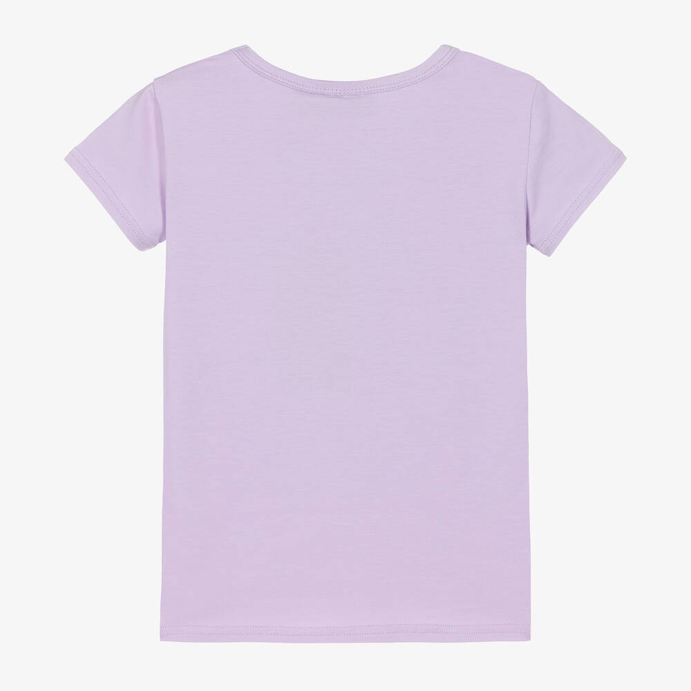 Rock Your Baby-Girls Lilac Purple Cotton Swan T-Shirt | Childrensalon Outlet