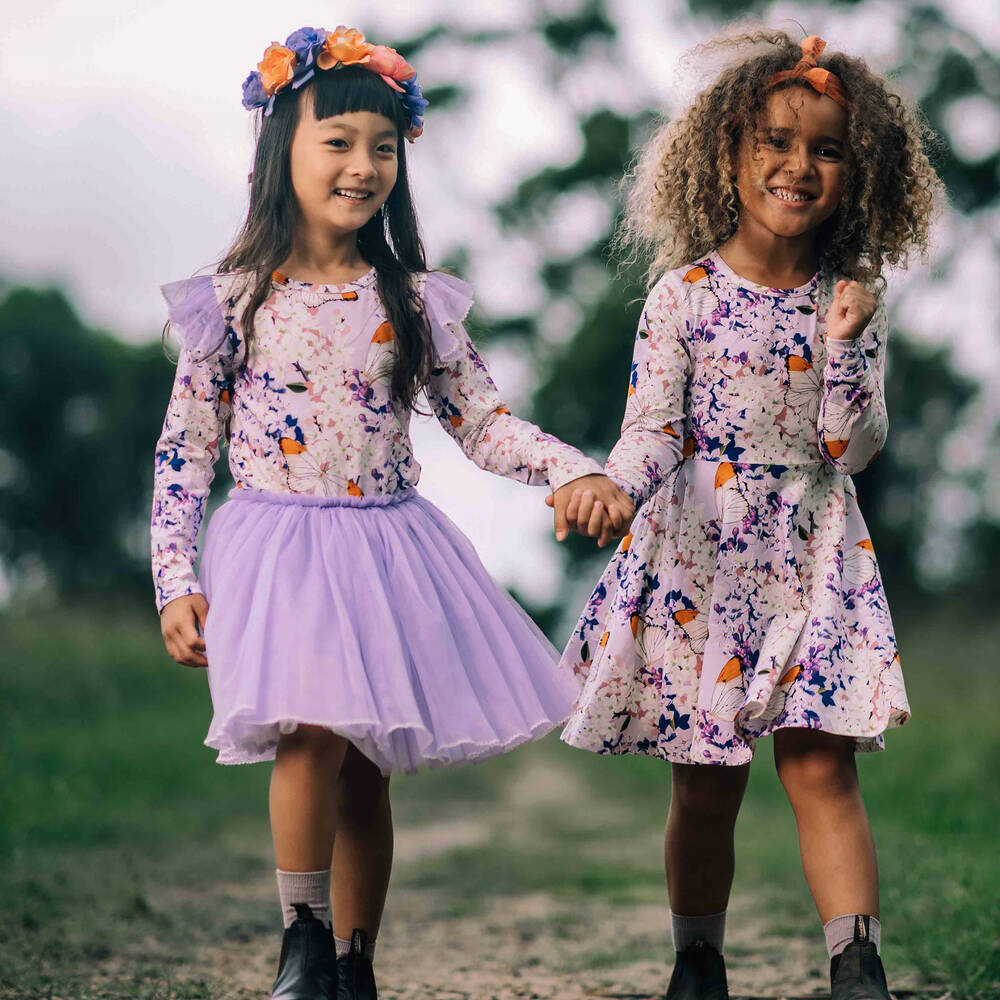 Baby girl lilac dress store