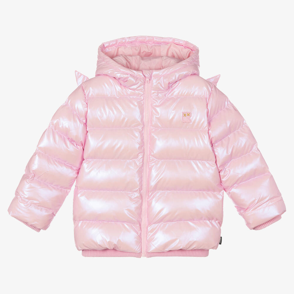 Rock Your Baby - Girls Metallic Pink Jacket | Childrensalon