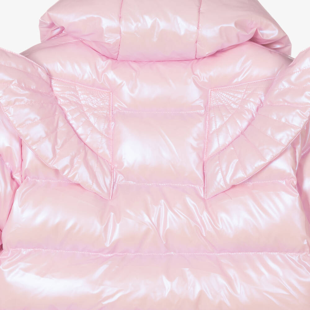 Rock Your Baby-جاكيت لون زهري متاليك للبنات | Childrensalon Outlet