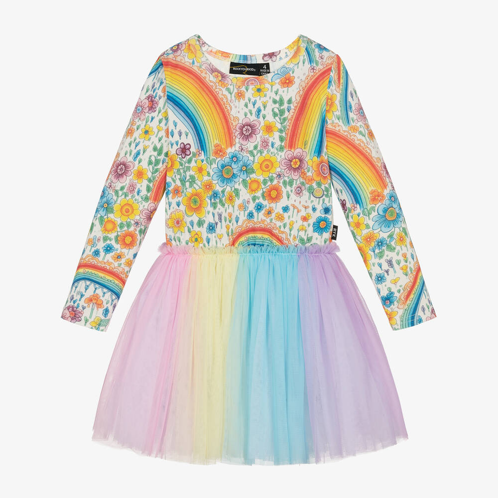 Rock Your Baby-Girls Multicoloured Cotton Tutu Dress | Childrensalon Outlet