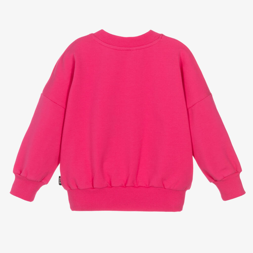 Rock Your Baby Girls Pink Barbie Cotton Sweatshirt