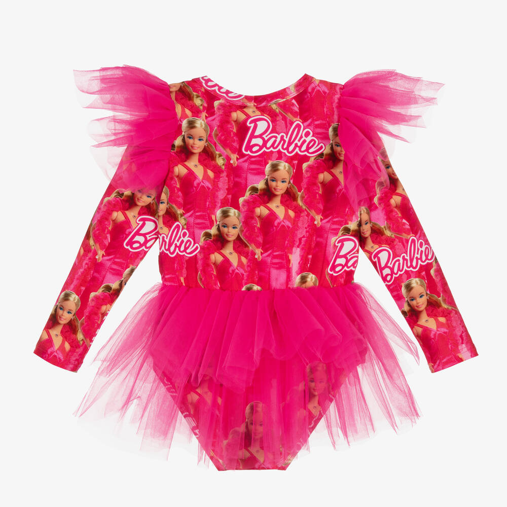 Rock Your Baby-Girls Pink Barbie Doll Tutu Dress | Childrensalon Outlet