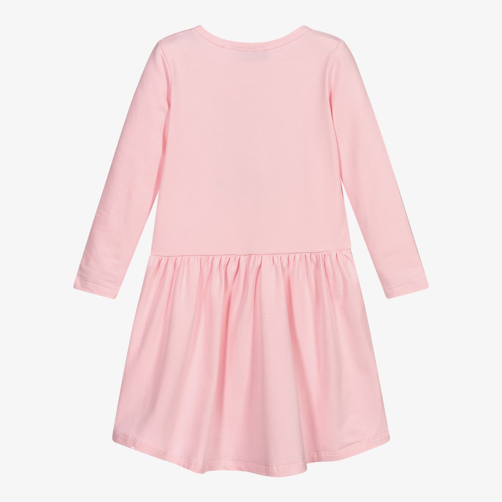 Rock Your Baby-Розовое платье с принтом Cosmic Kitten для девочек | Childrensalon Outlet