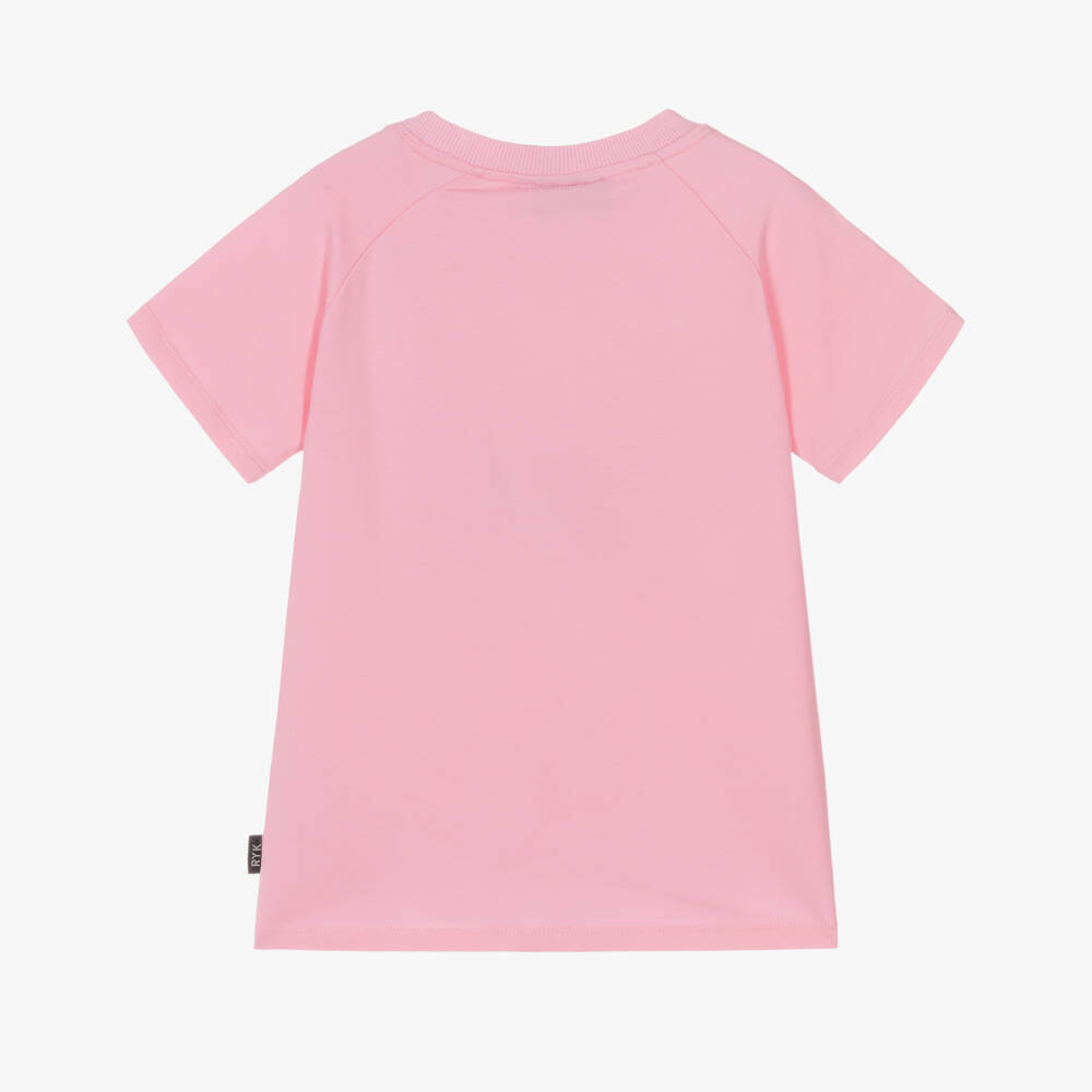 Rock Your Baby-Girls Pink Cotton Cherry Graphic T-Shirt | Childrensalon Outlet