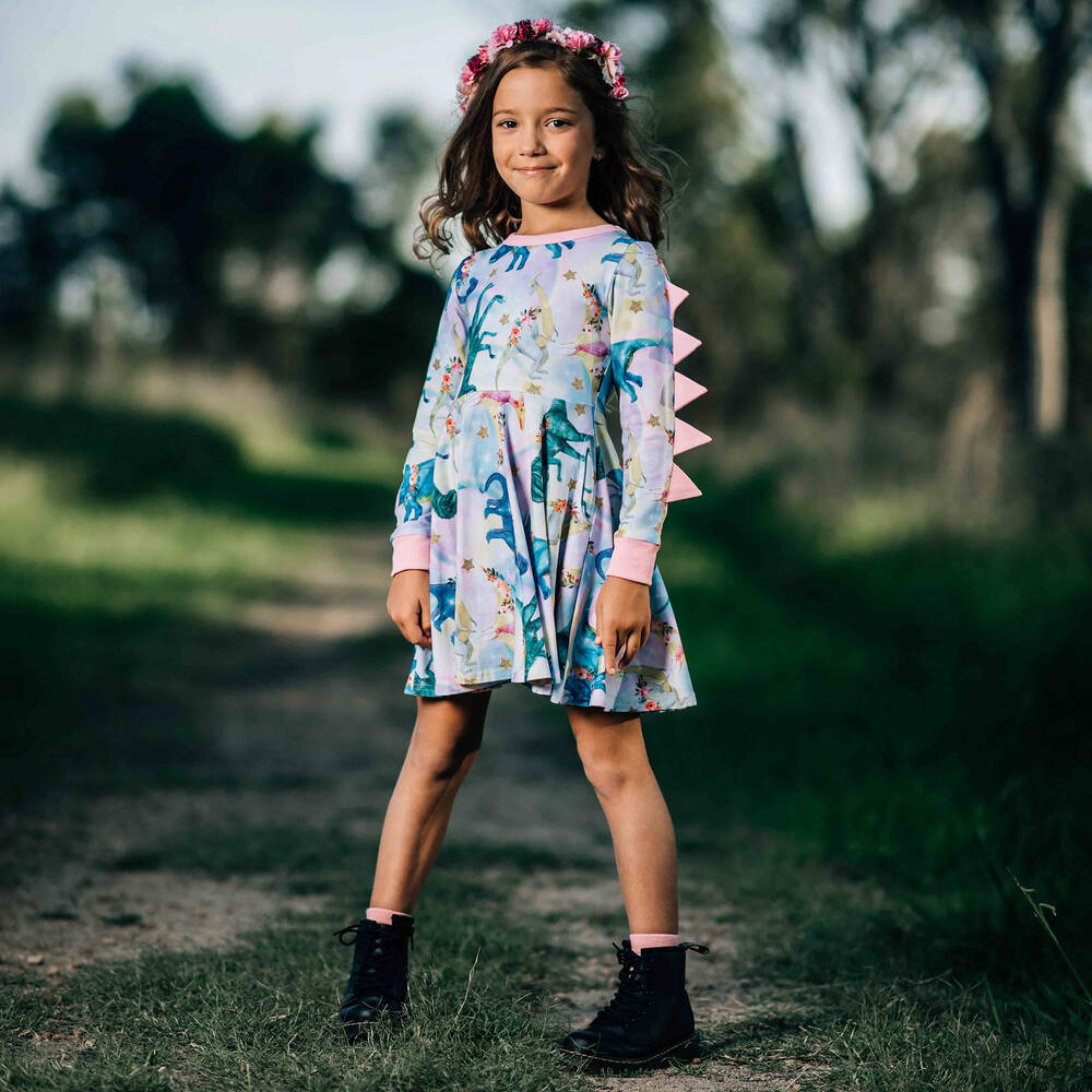 Girls dinosaur deals dress