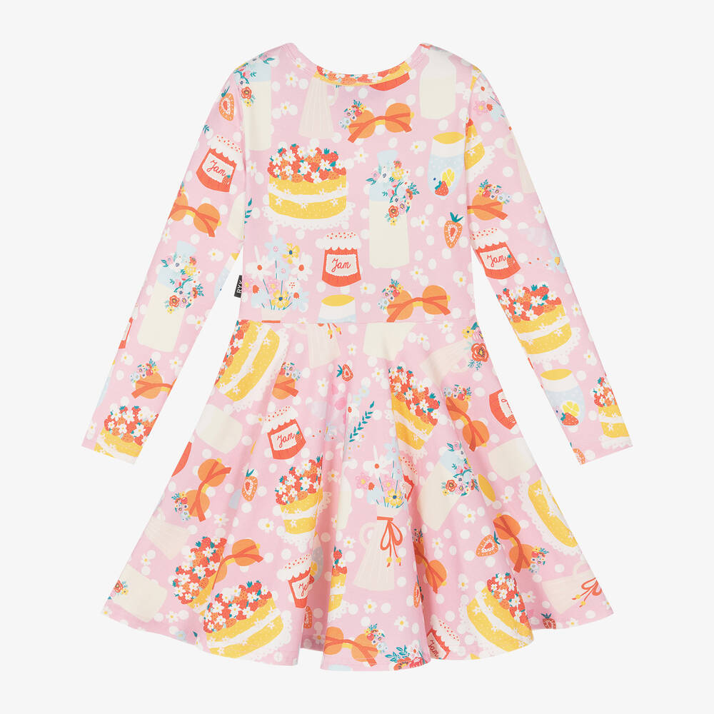 روك يور بيبي-فستان قطن جيرسي لون زهري | Childrensalon Outlet