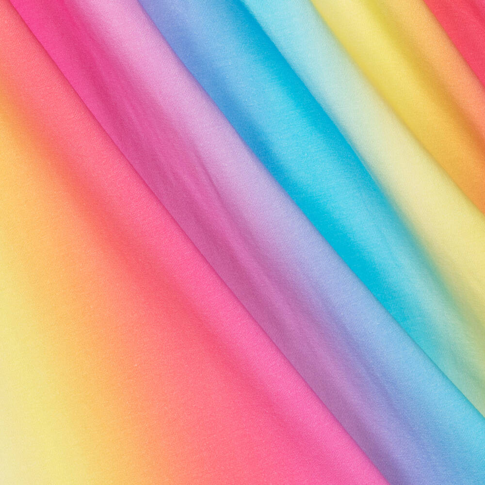 Rock Your Baby-Girls Pink Cotton Rainbow Dress | Childrensalon Outlet