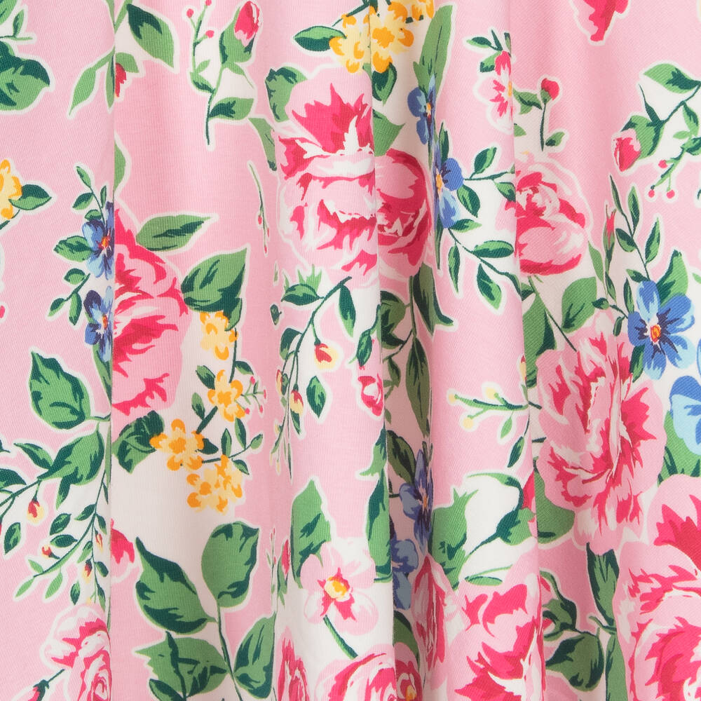 Rock Your Baby-Girls Pink Floral Print Cotton Dress | Childrensalon Outlet