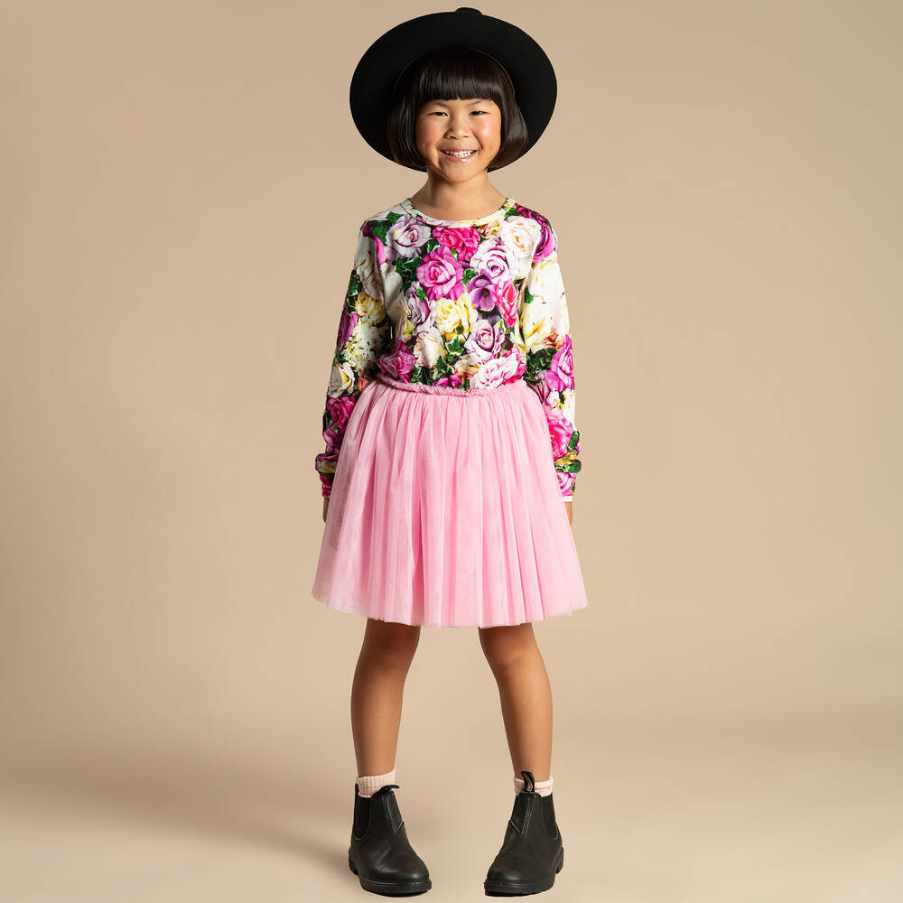 Rock Your Baby-فستان توتو قطن جيرسي لون زهري | Childrensalon Outlet