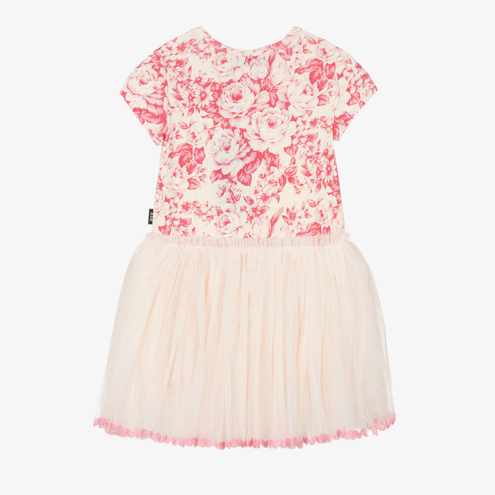 Rock Your Baby-Кремово-розовое платье с цветами и юбкой из тюля | Childrensalon Outlet