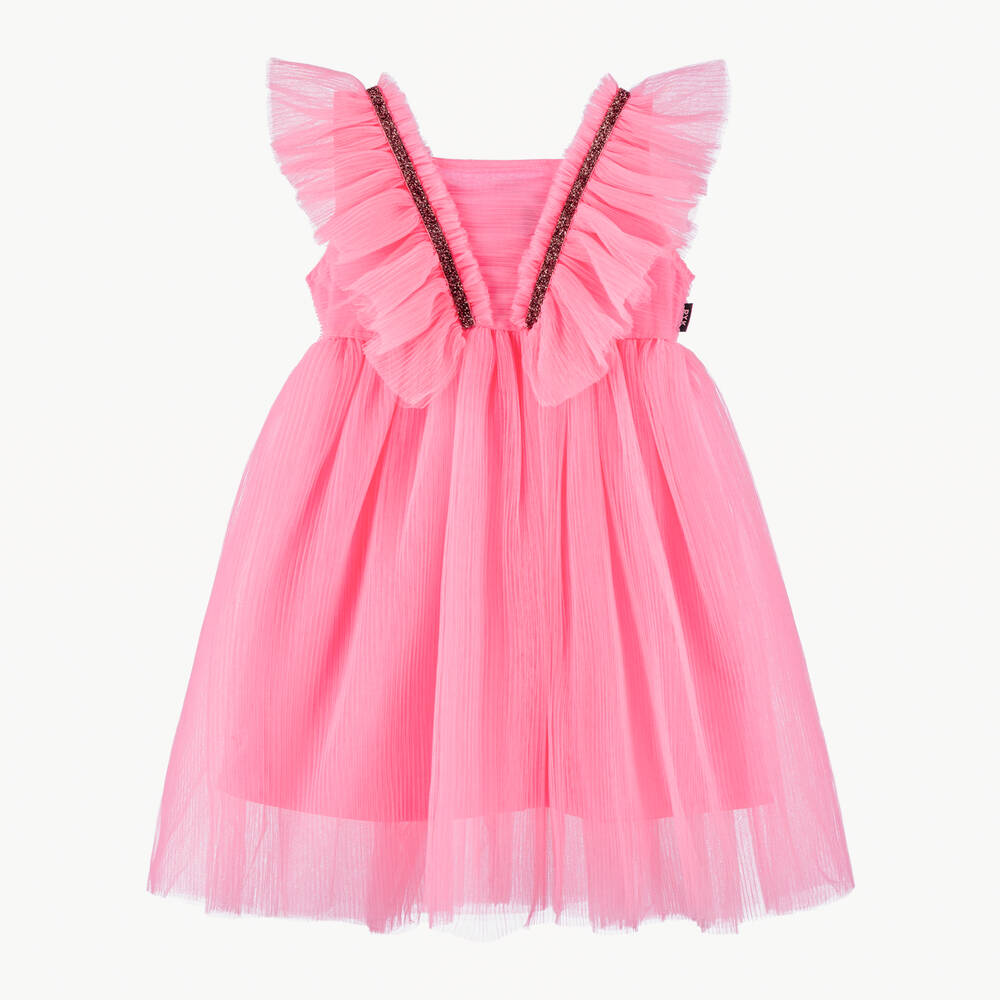 Rock Your Baby-Girls Pink Ruffle Tulle Dress | Childrensalon Outlet