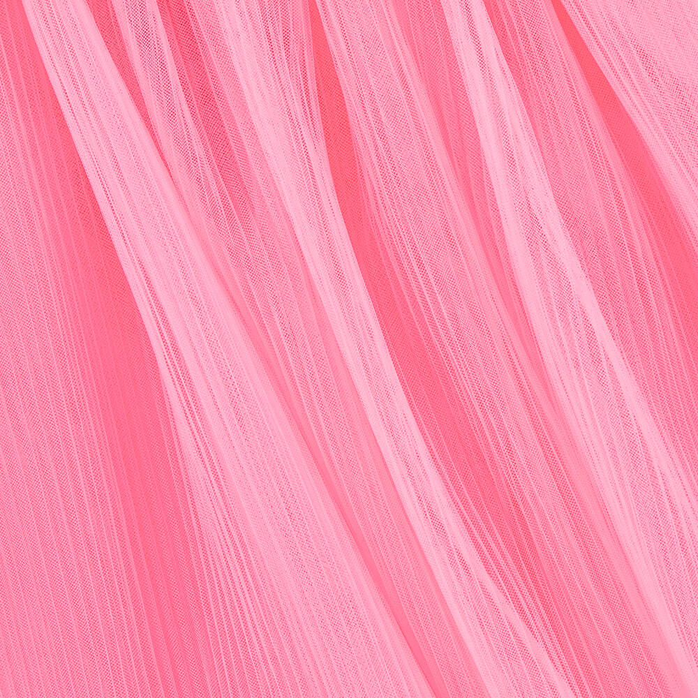 روك يور بيبي-فستان تول لون زهري مزين بكشكش | Childrensalon Outlet