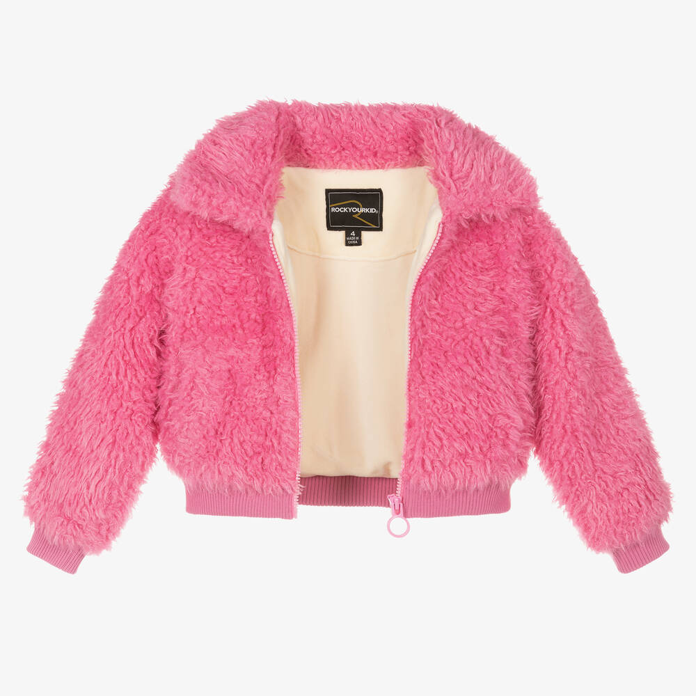 Baby girl bomber jacket top