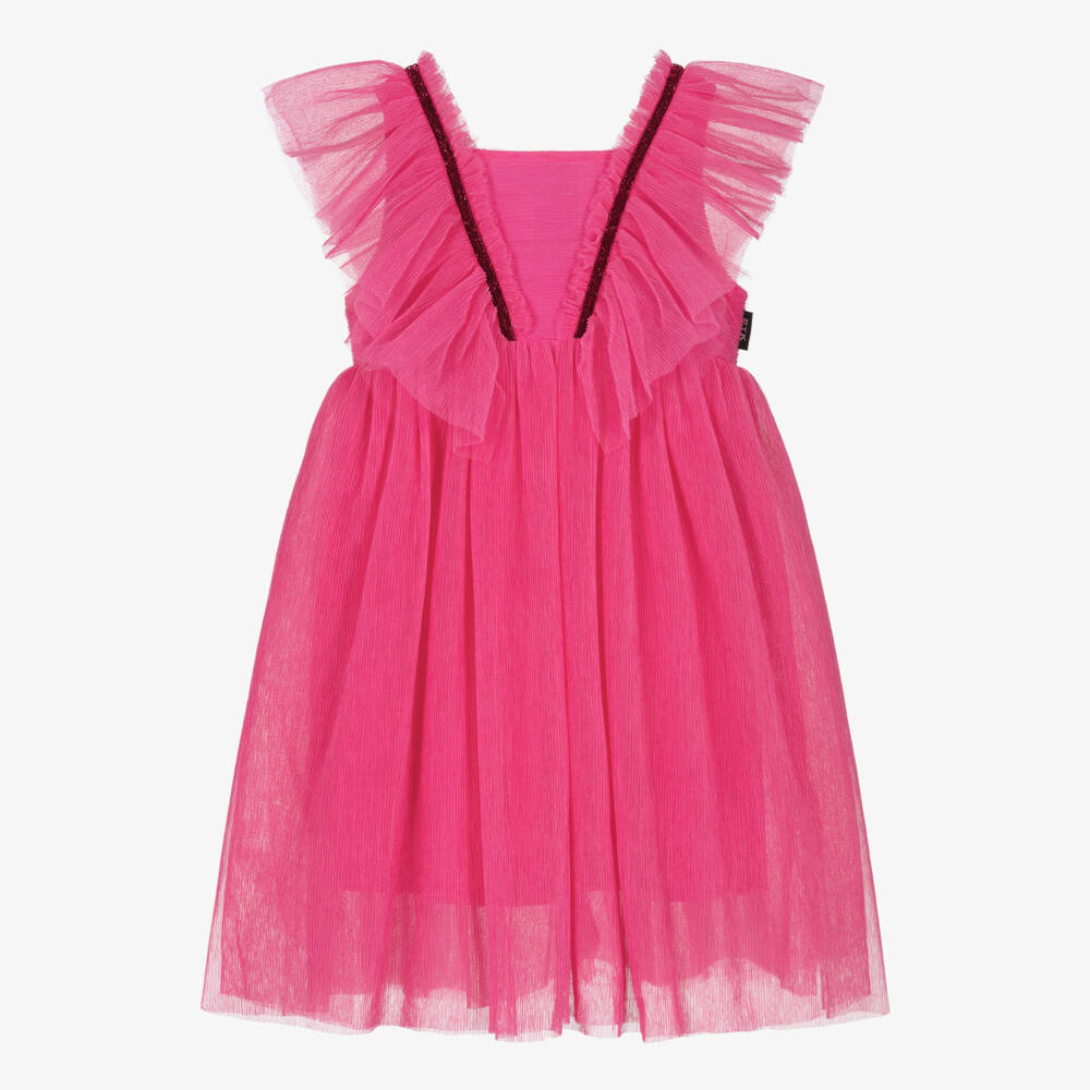 Rock Your Baby-Girls Pink Tulle Pleat Dress | Childrensalon Outlet