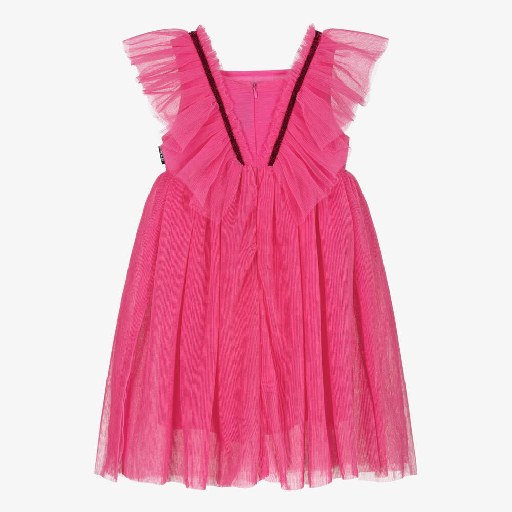 Rock Your Baby-Girls Pink Tulle Pleat Dress | Childrensalon Outlet