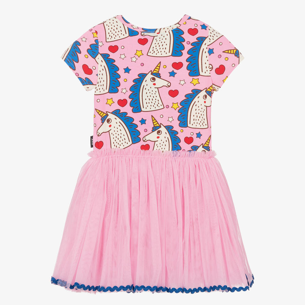 Rock Your Baby-Girls Pink Unicorn Magic Tulle Dress | Childrensalon Outlet