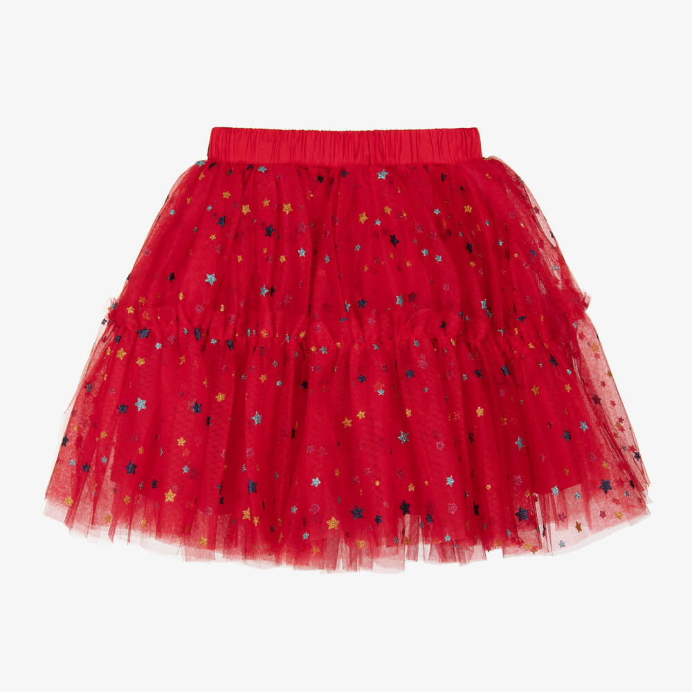 Rock Your Baby-Girls Red Celebration Tulle Skirt | Childrensalon Outlet