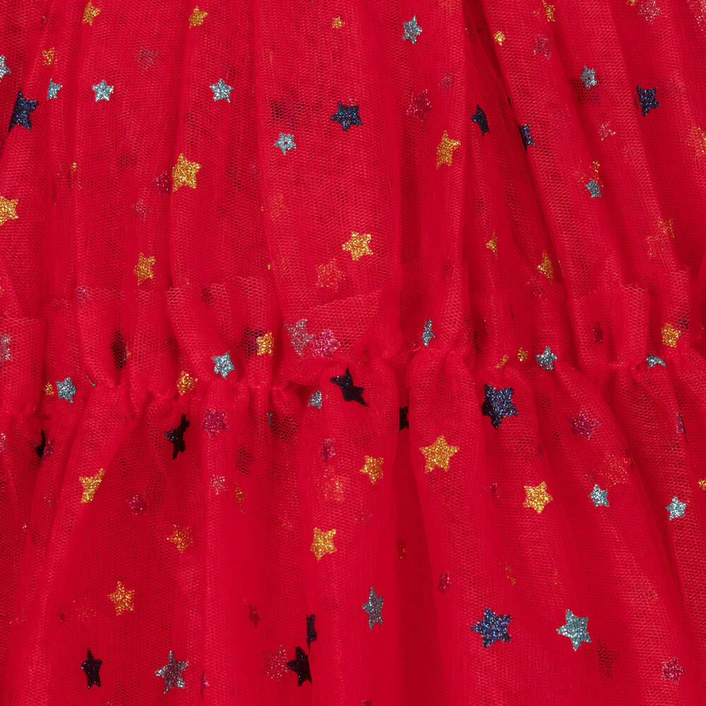 Rock Your Baby-Girls Red Celebration Tulle Skirt | Childrensalon Outlet