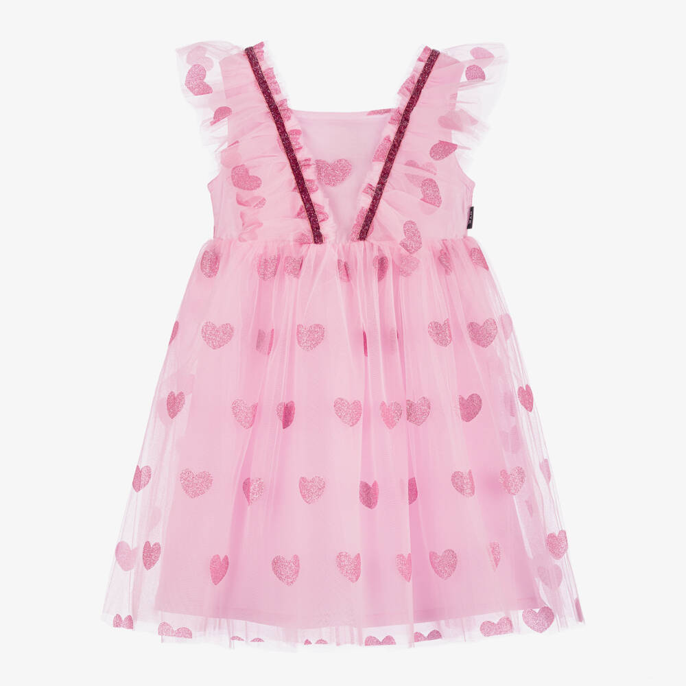 Rock Your Baby-Girls Sparkling Heart Tulle Dress | Childrensalon Outlet