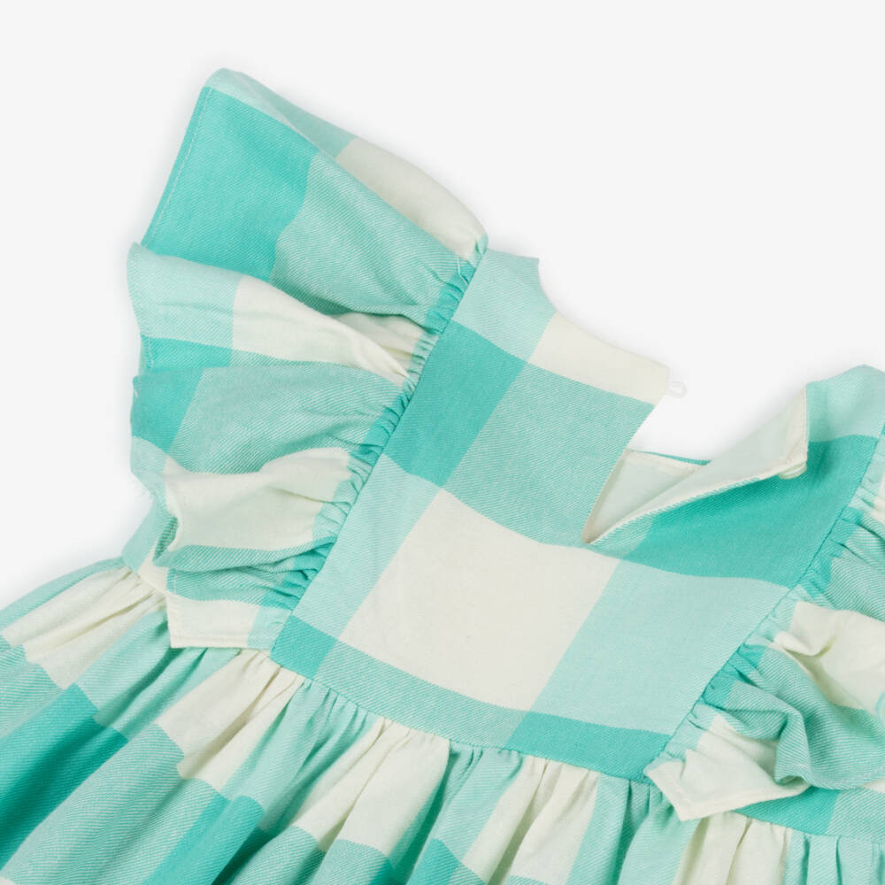 Rock Your Baby-Girls Spring Green Floral Frock | Childrensalon Outlet