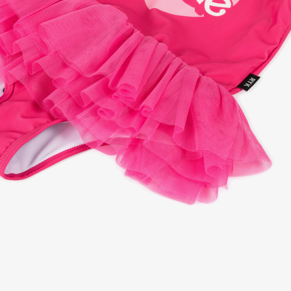 Rock Your Baby-Girls Tulle Pink Swimsuit | Childrensalon Outlet