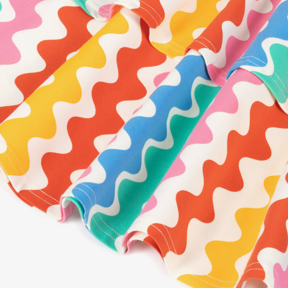 Rock Your Baby-Girls Vibrant Wave Patterned Dress | Childrensalon Outlet