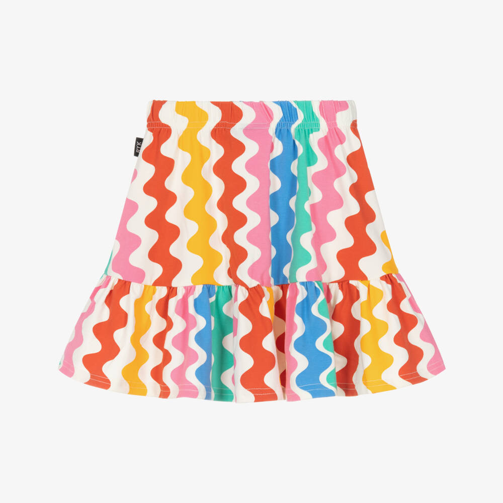 Rock Your Baby-Girls Vibrant Wavy Cotton Skirt | Childrensalon Outlet
