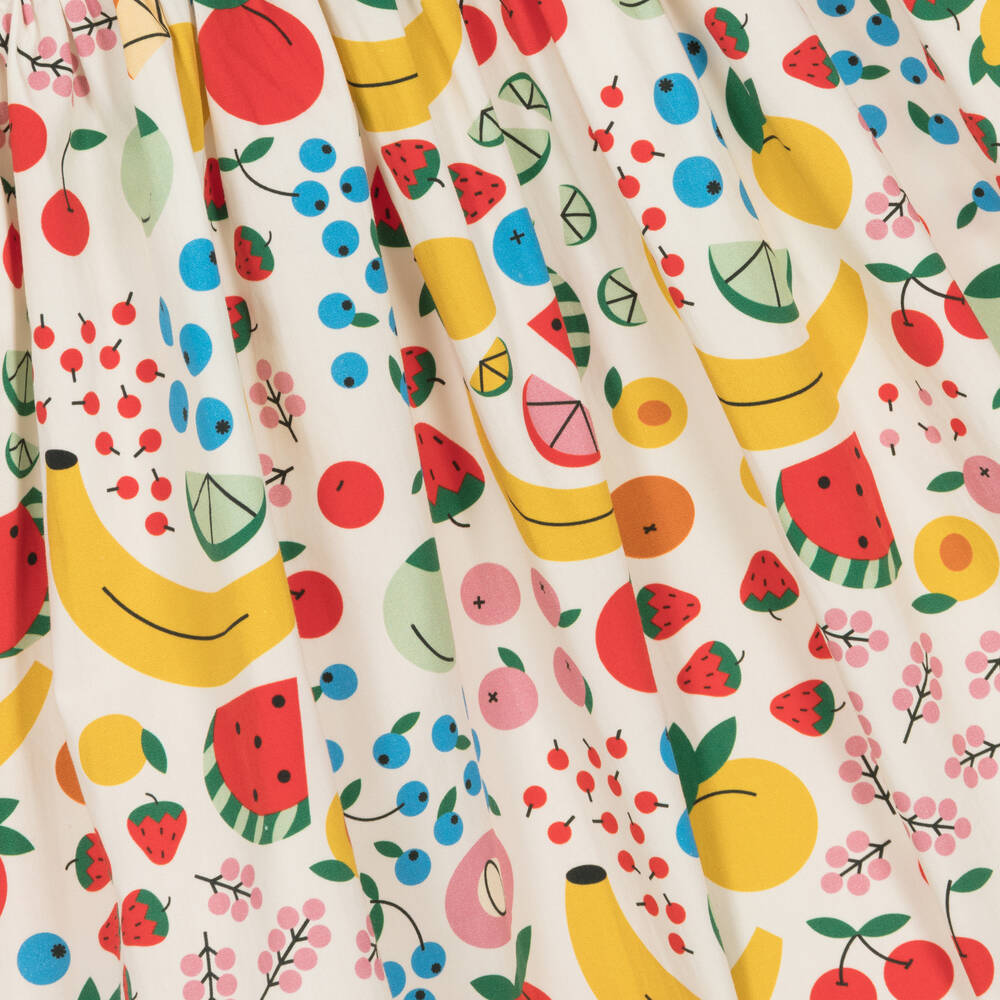 Rock Your Baby Girls White Cotton Fruit Dress Childrensalon Outlet