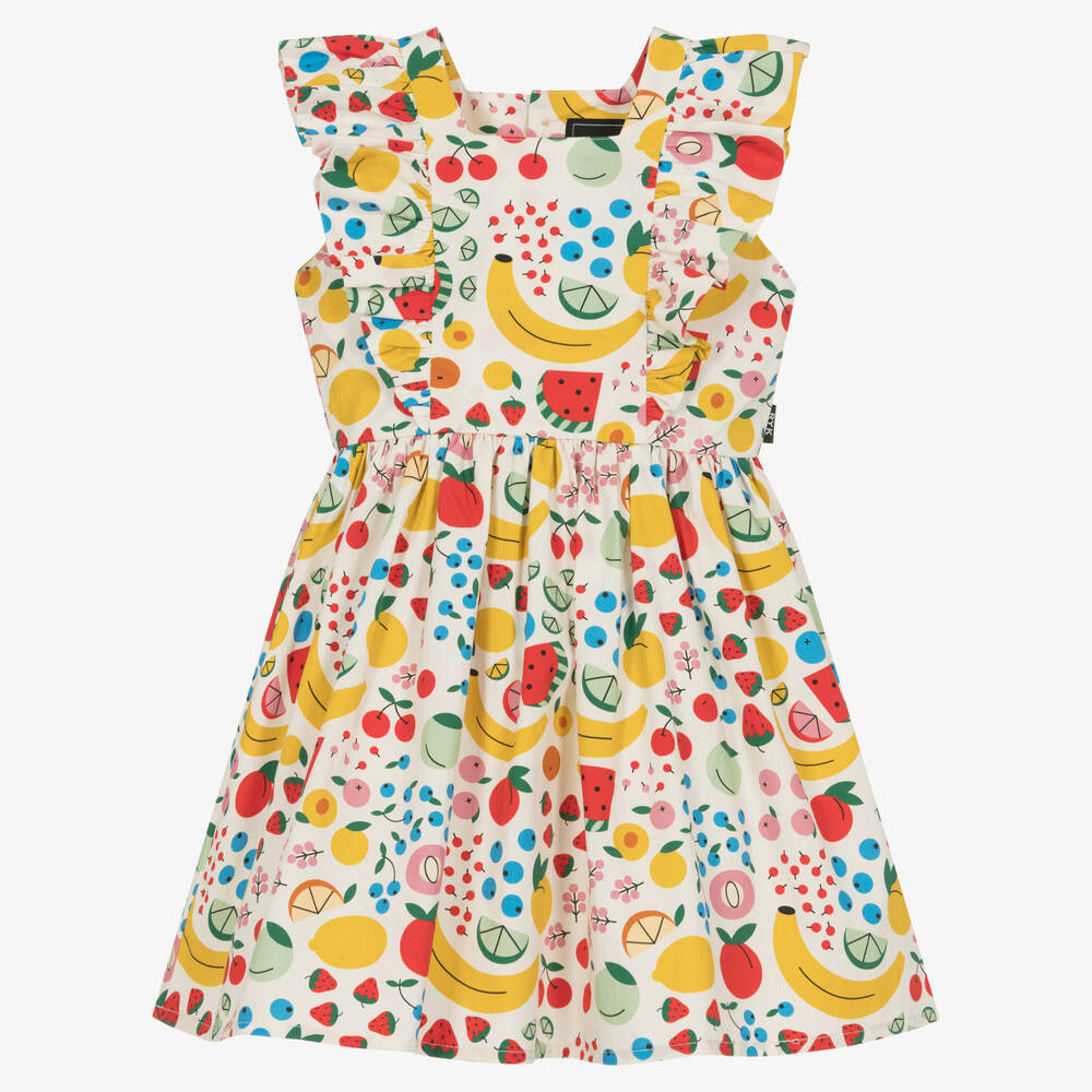 Rock Your Baby - Белое платье с фруктами для девочек | Childrensalon